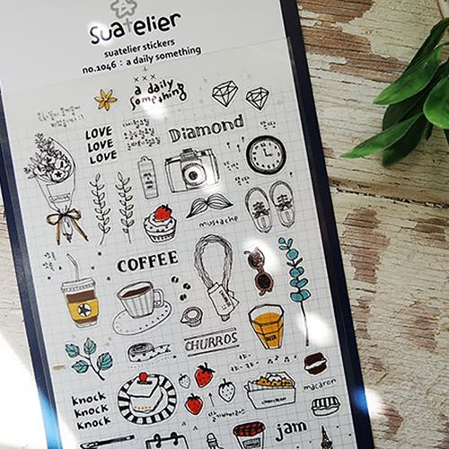 Suatelier Daily Deco Sticker Sheet A Daily Something