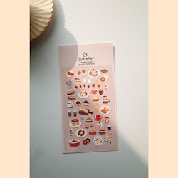 Suatelier Daily Deco Sticker Sheet Food Trip #4