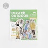 BGM #OOTD Sticker Flakes Enjoy Outdoor