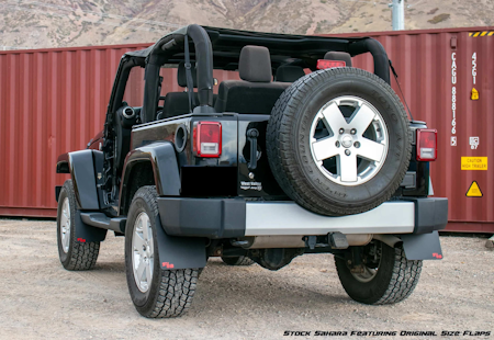 Jeep Wrangler modellanpassade stänkskydd
