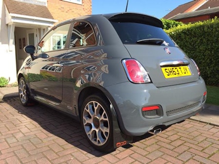 Fiat 500 Abarth skvettlapper