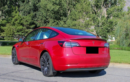 Tesla model 3 skvettlapper - Premium modell