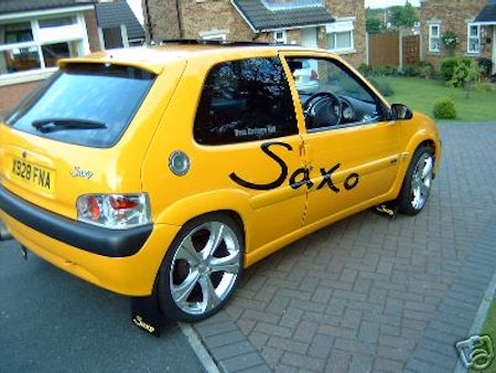 Citroen Saxo skvettlapper