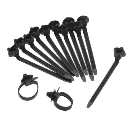 Plastclips buntband x10/20/30