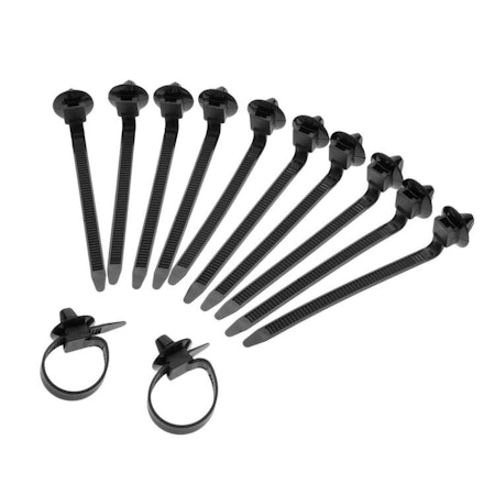 Plastclips buntband x10/20/30