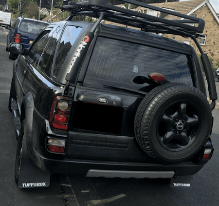 Land Rover Freelander skvettlapper