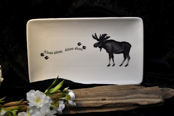 Assiett med Älg