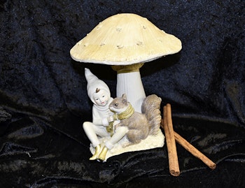 Tomte & Svamp med LED belysning