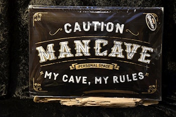 Plåtskylt Man Cave