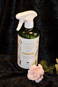 Badrumsspray med doft av Citronblom