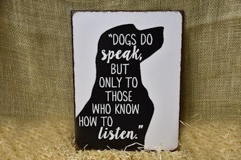 Dogs do speak