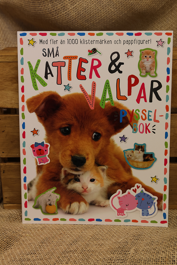 Små Katter och Valpar - Pysselbok