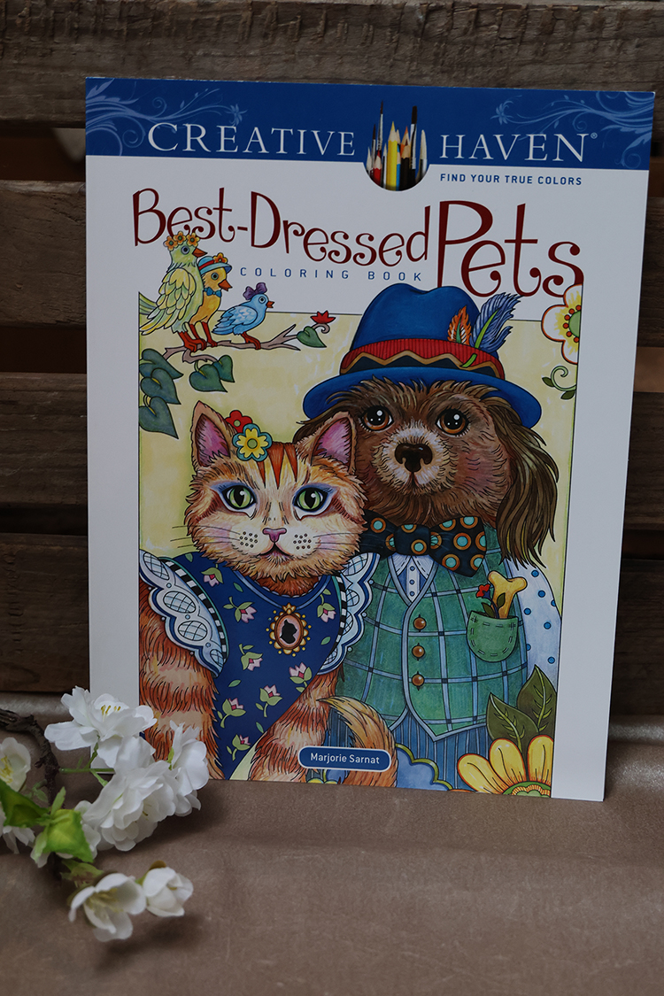 Målarbok Best Dressed Pets
