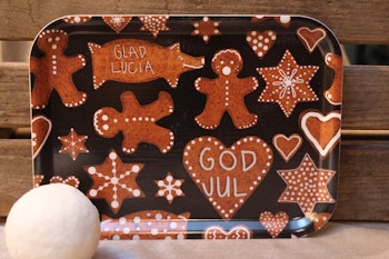 Julbricka med Pepparkakor