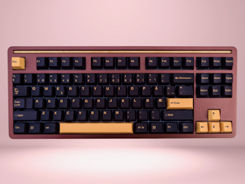 iNVINTIX Black/Yellow Keycaps ISO/ANSI Nor/Den