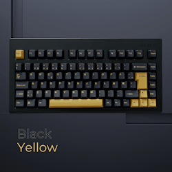 iNVINTIX Black/Yellow Keycaps