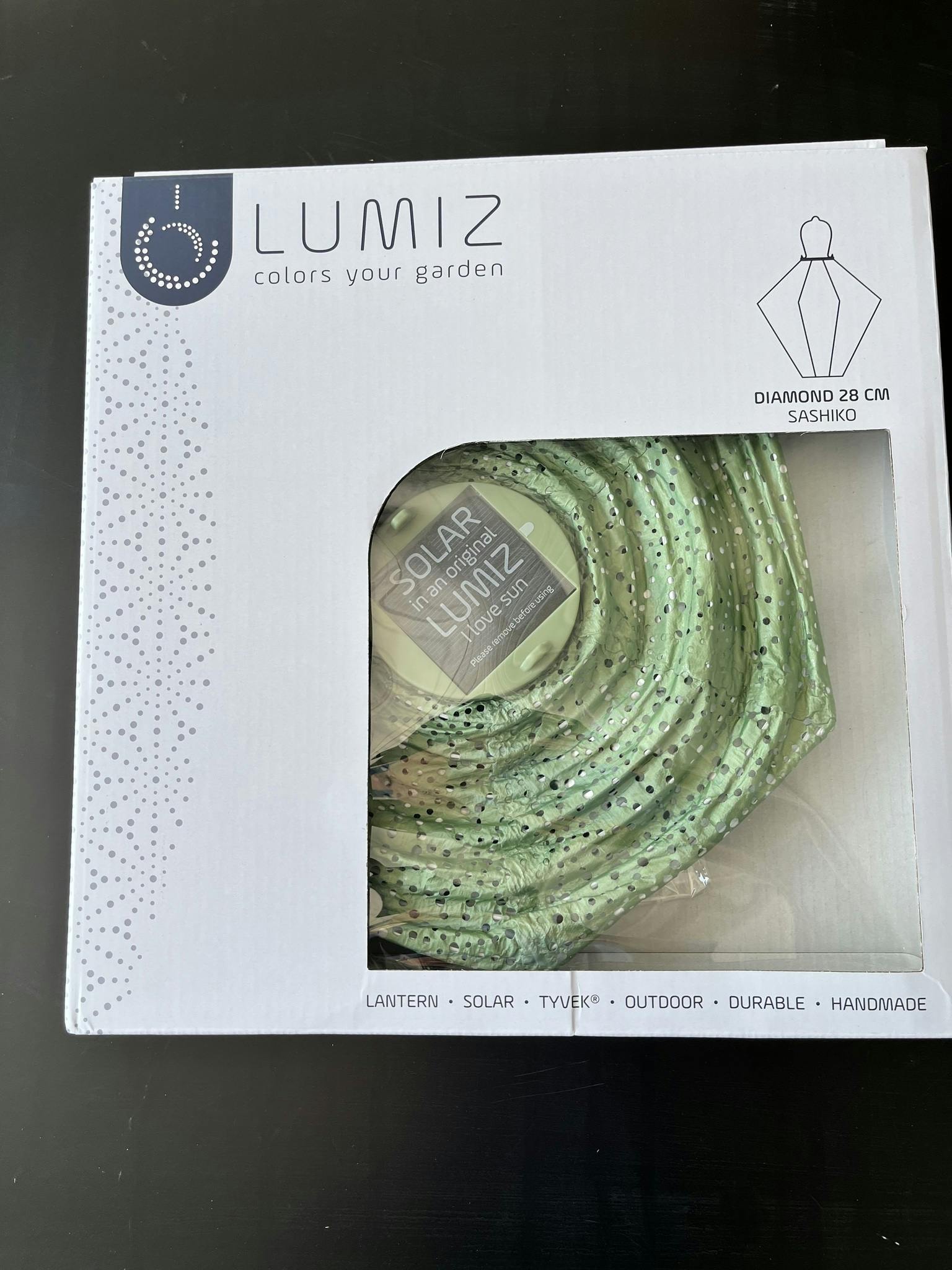 Diamond 28cm - ljusgrön