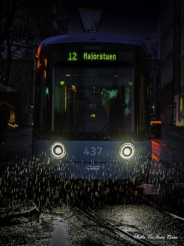 Majorstutrikken i regn