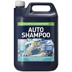 Concept Auto schampoo, neutralt bilschampo med hög rengöringseffekt, 5 Liter