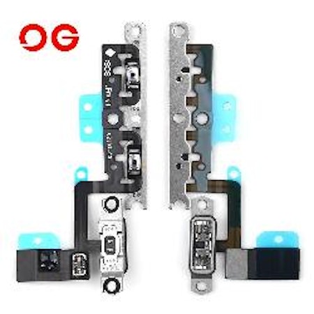 iPhone 11 Volume Button Flex Cable With Metal Bracket