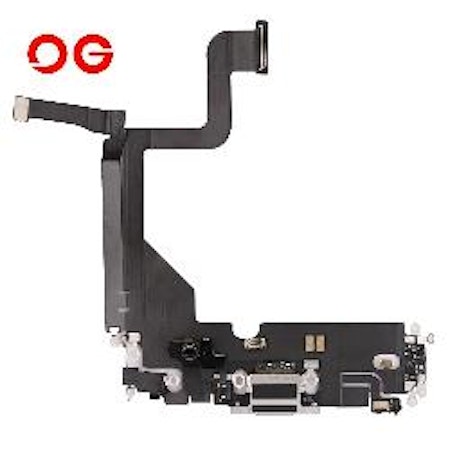 Charging Port Flex Cable For iPhone 13 Pro (White)