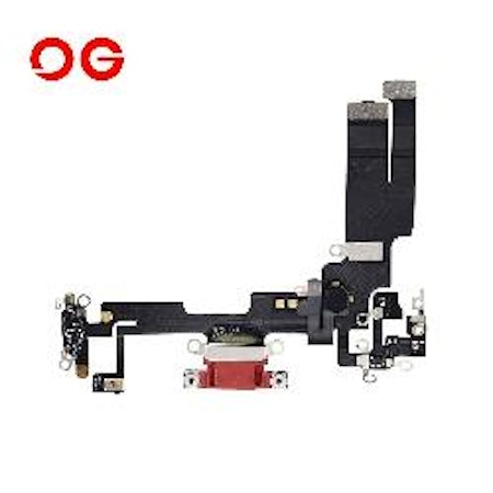 Charging Port Flex Cable For iPhone 14 (Red)