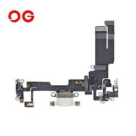 Charging Port Flex Cable For iPhone 14 (White)
