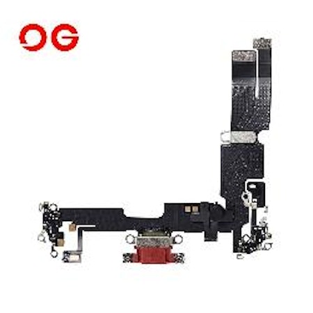 Charging Port Flex Cable For iPhone 14 Plus (Red)