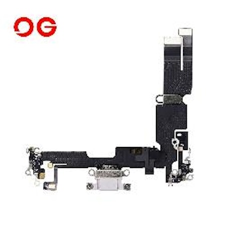 Charging Port Flex Cable For iPhone 14 Plus (Starlight)