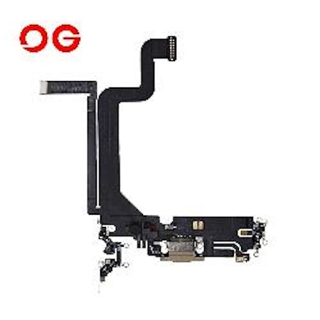 Charging Port Flex Cable For iPhone 14 Pro Max (Gold)