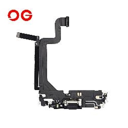 Charging Port Flex Cable For iPhone 14 Pro Max (Black)