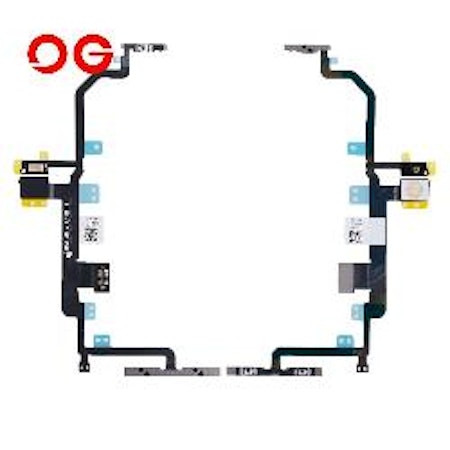 Power And Volume Button Flex Cable With Metal Bracket For iPhone 8 Plus