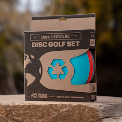 100 % Recycled Disc Golf Set