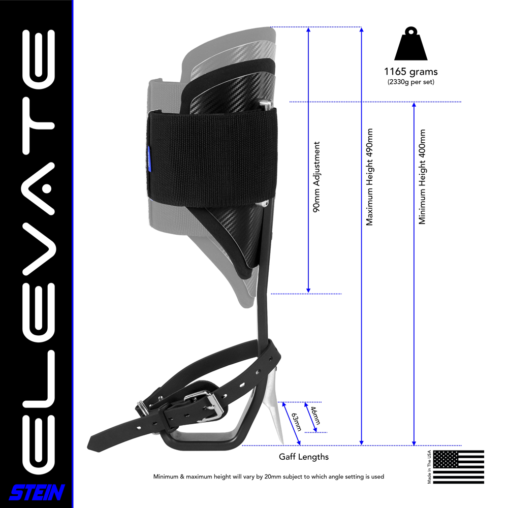 Stein Elevate spiksko 43mm - Blå