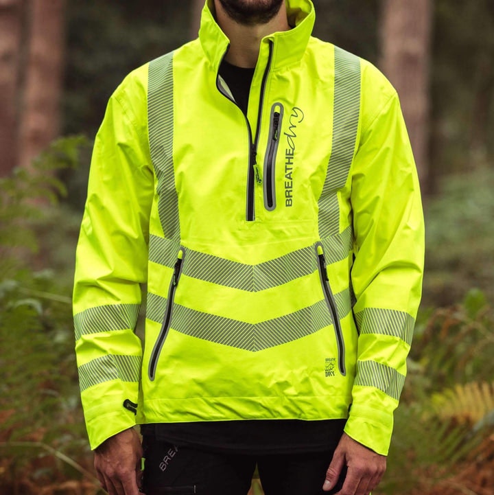 Arbortec BreatheDry Waterproof anorak - Hi-Vis Gul
