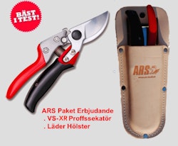 ARS Proffs sekatör Rullhandtag ERGO & Läderhölster!