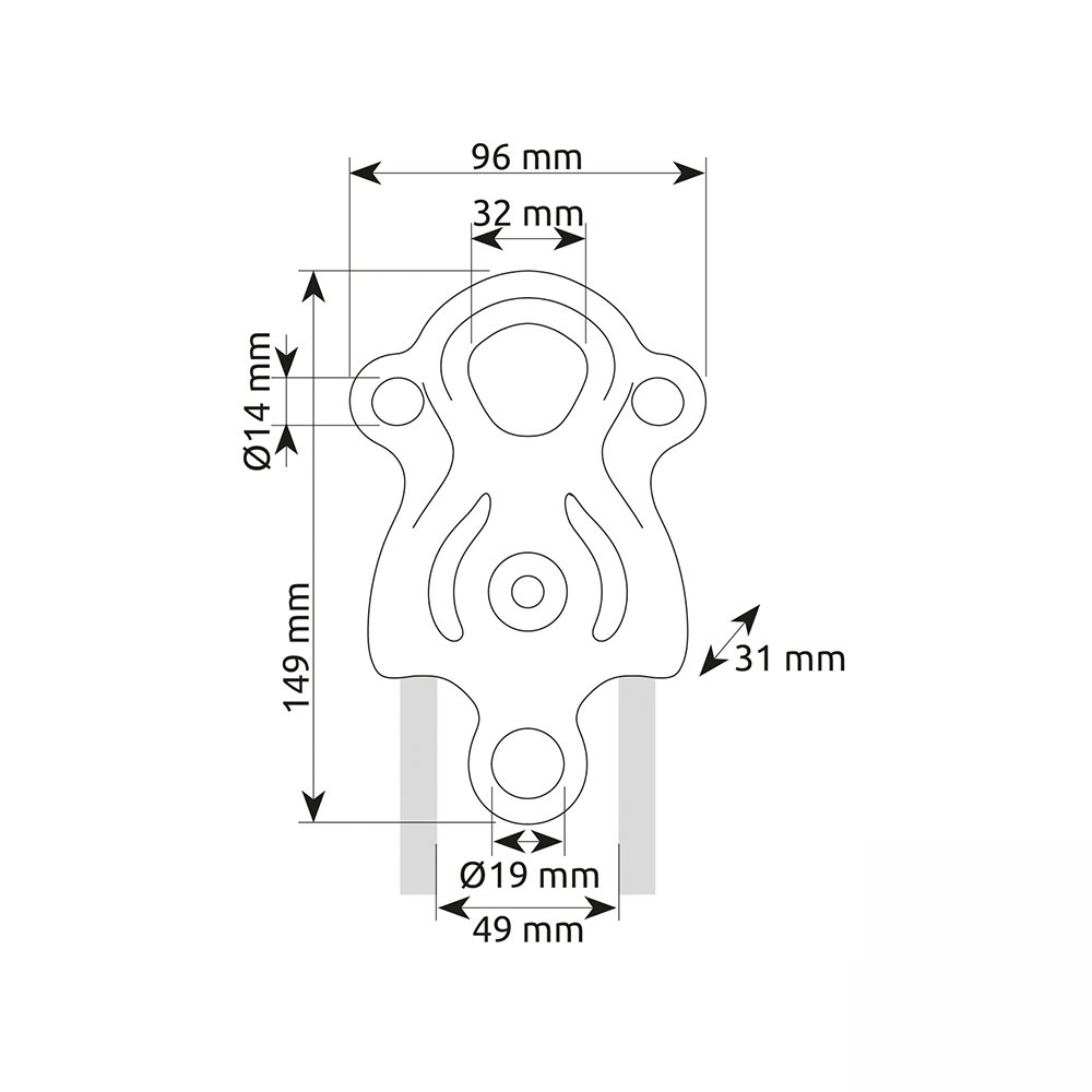 C.A.M.P ENIGMA - NAIAD - Red - 16mm