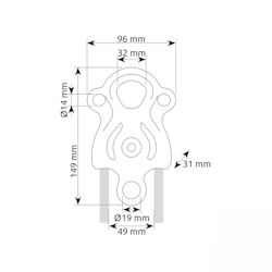 C.A.M.P ENIGMA - NAIAD - Red - 16mm