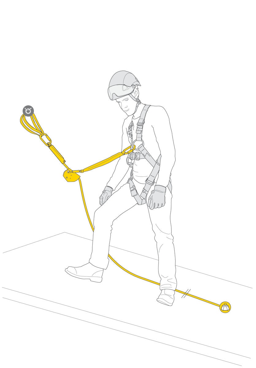 PETZL ASAP VERTICAL LIFELINE kit