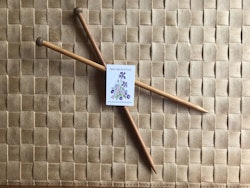 Jumperstickor/ bambu/ ca 25 cm, 7 mm