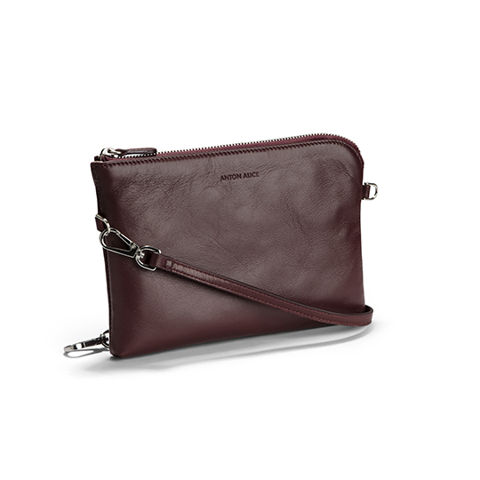 POUCH Burgundy Red