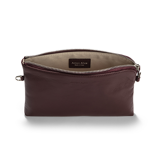 POUCH Burgundy Red