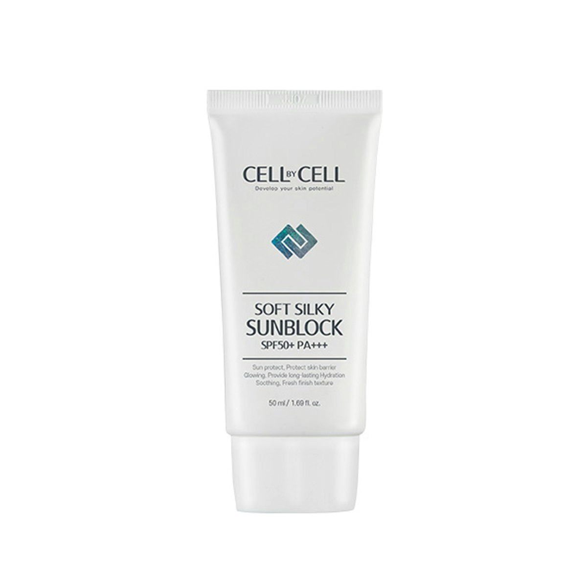 CELL BY CELL - SOFT SILKY SUN BLOCK, SPF50+ PA+++ / 50 ml.