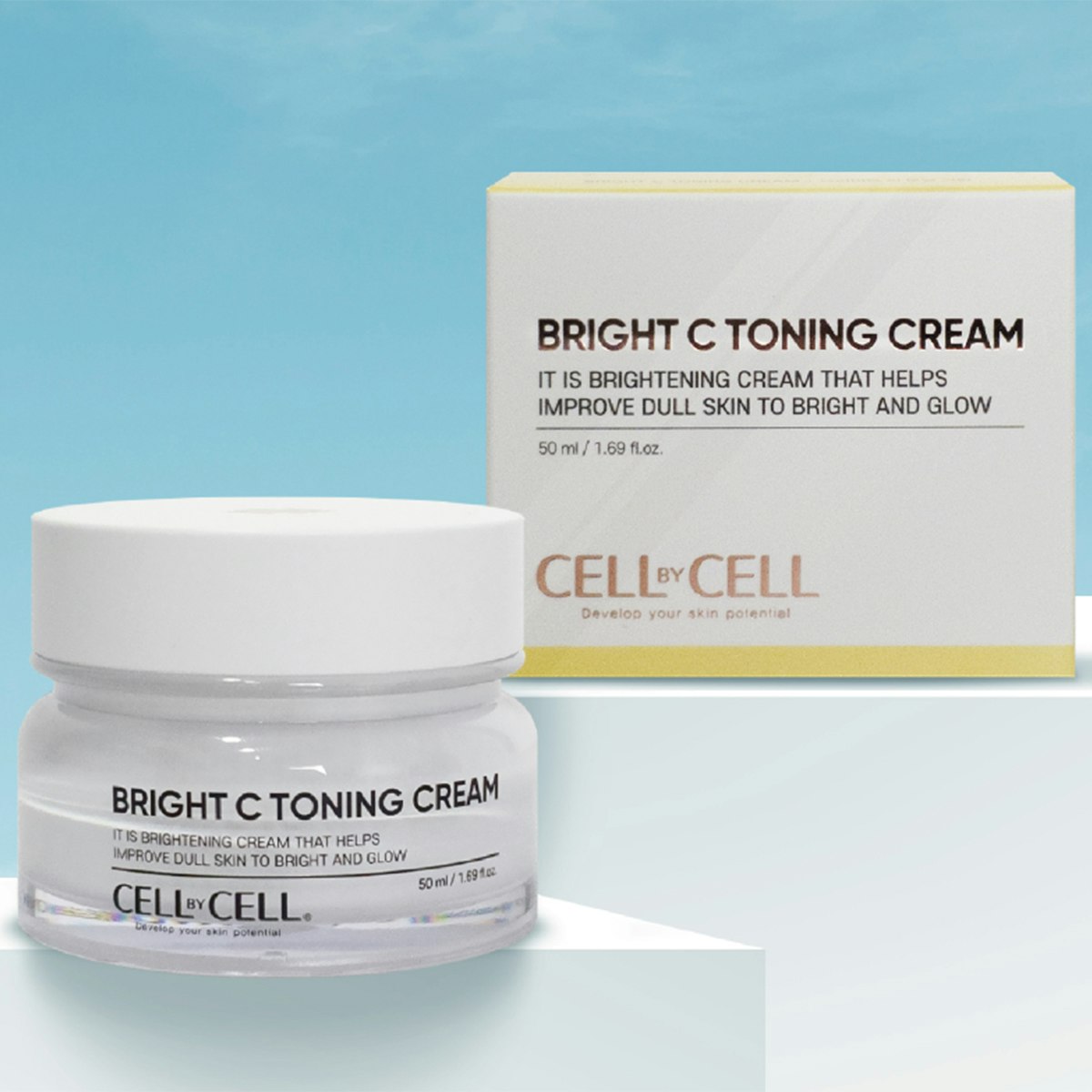 CELL BY CELL - BRIGHT C TONING CREAM 50 ml.