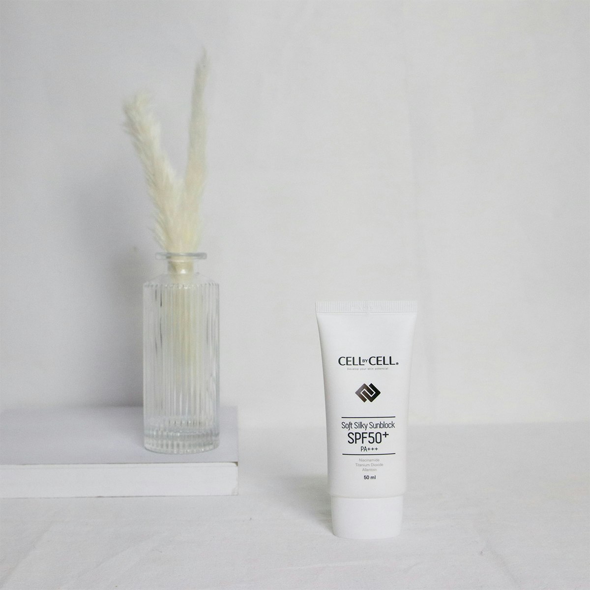 CELL BY CELL - SOFT SILKY SUN BLOCK, SPF50+ PA+++ / 50 ml.