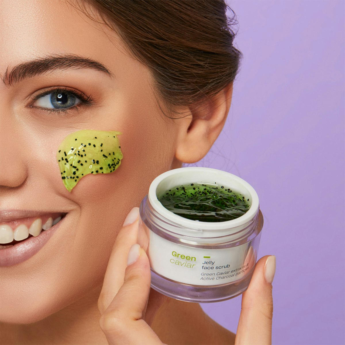 MIA PRO SKIN - GREEN CAVIAR JELLY FACE SCRUB 50 ml.