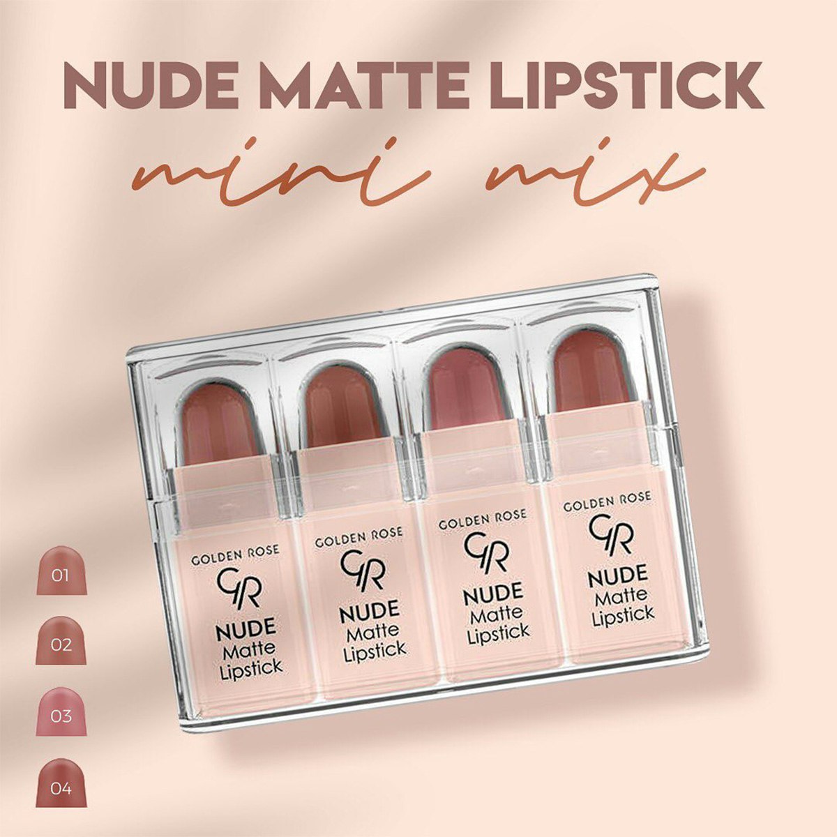 GR NUDE LOOK MATTE LIPSTICK (MINI)