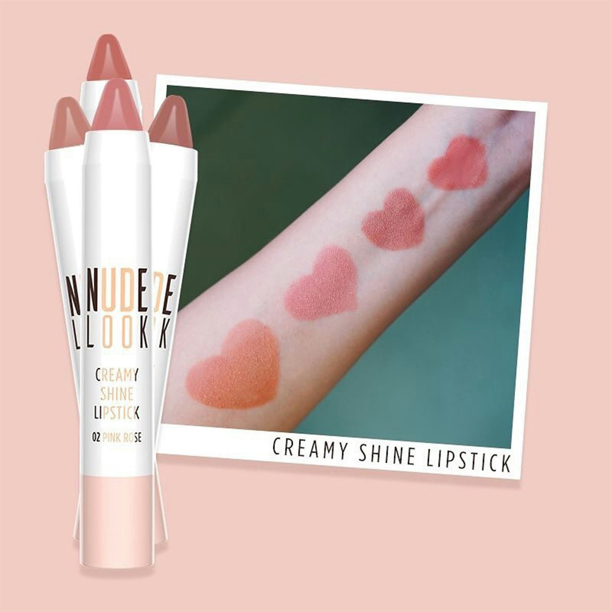 GR NUDE LOOK CREAMY SHINE LIPSTICK