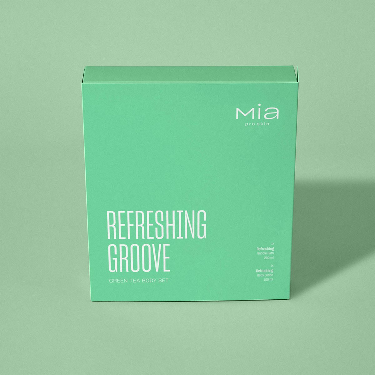 MIA PRO SKIN - REFRESHING GROOVE GREEN TEA BODY SET