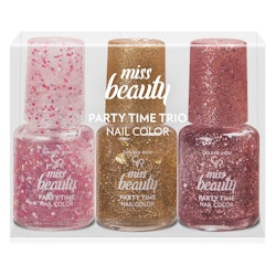 GR MISS BEAUTY PARTY TIME TRIO NAIL COLORS MIX